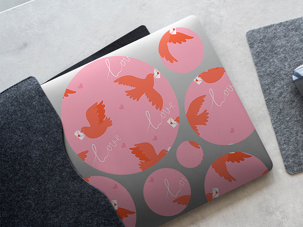 Heartfelt Carriers Bird DIY Laptop Stickers