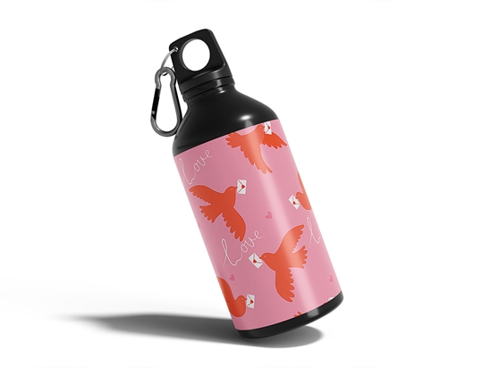 Heartfelt Carriers Bird Water Bottle DIY Stickers