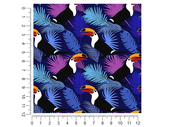 Hornbill Habitat Bird 1ft x 1ft Craft Sheets