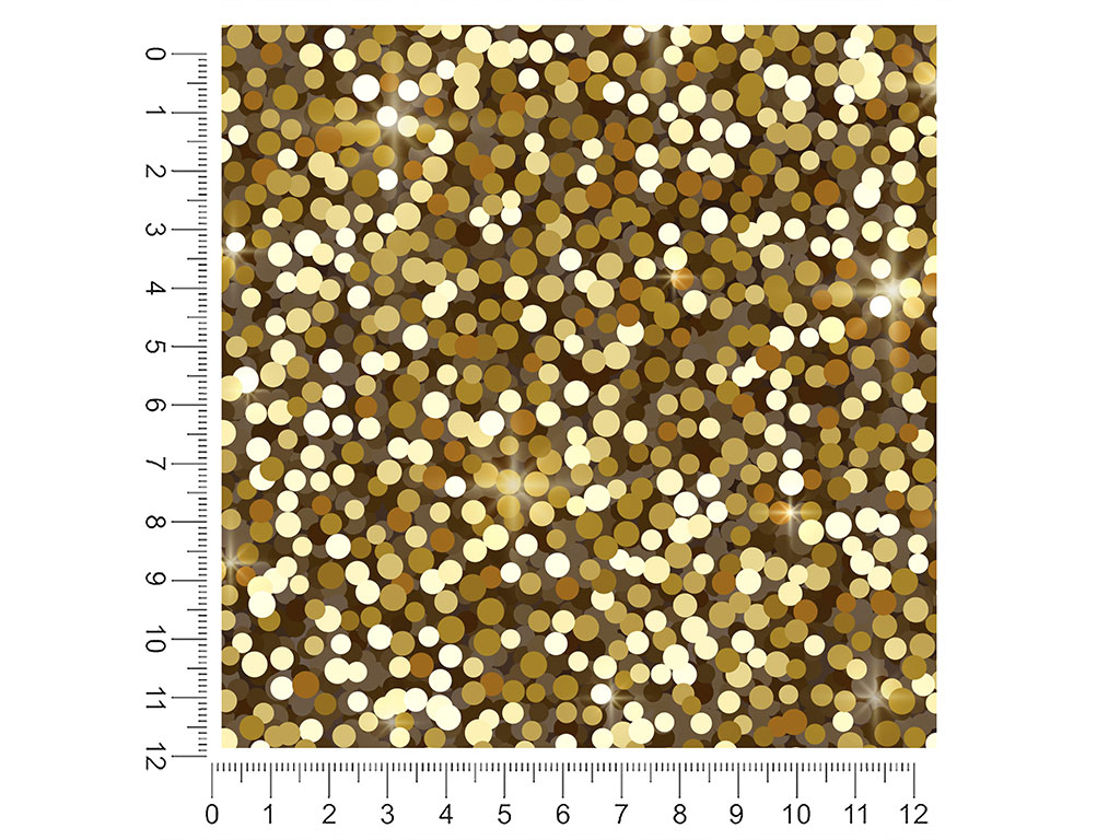 Fizzing Champagne Bokeh 1ft x 1ft Craft Sheets