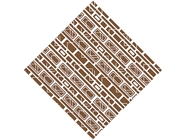 Coffee  Brick Vinyl Wrap Pattern