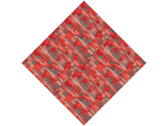 Red  Brick Vinyl Wrap Pattern