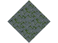 Grey Mossy Brick Vinyl Wrap Pattern