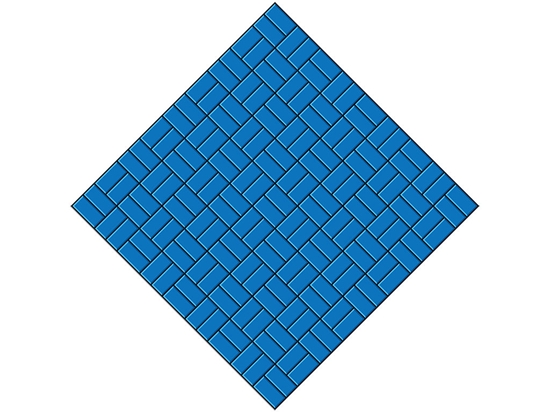 Blue  Brick Vinyl Wrap Pattern