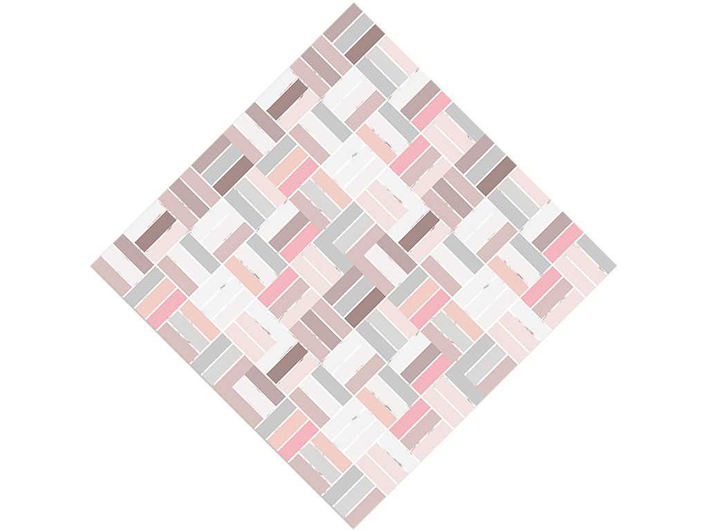 Blush Pink Brick Vinyl Wrap Pattern