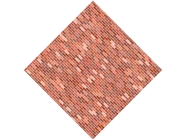 Coral Pink Brick Vinyl Wrap Pattern