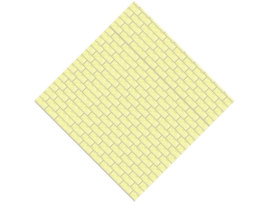 Cream  Brick Vinyl Wrap Pattern