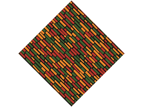 Rastafarian  Brick Vinyl Wrap Pattern