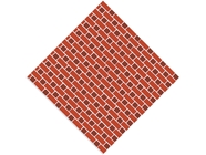 Clay Orange Brick Vinyl Wrap Pattern