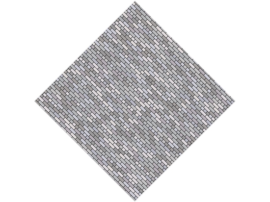 Grey  Brick Vinyl Wrap Pattern