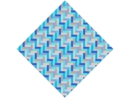 Baby Blue Brick Vinyl Wrap Pattern