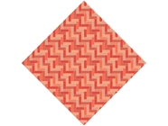 Royal Orange Brick Vinyl Wrap Pattern