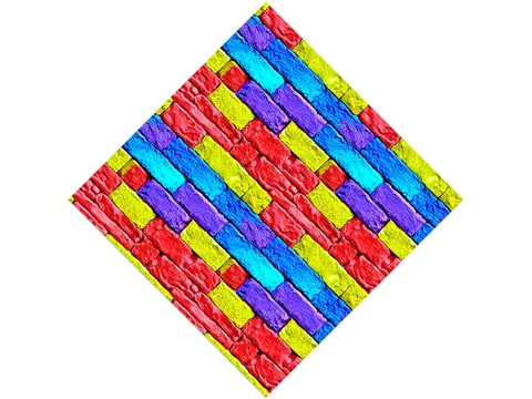 Rcraft™ Rainbow Brick Craft Vinyl - Ashlar