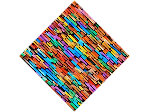 Rcraft™ Rainbow Brick Craft Vinyl - Face