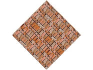 Cinnamon Red Brick Vinyl Wrap Pattern