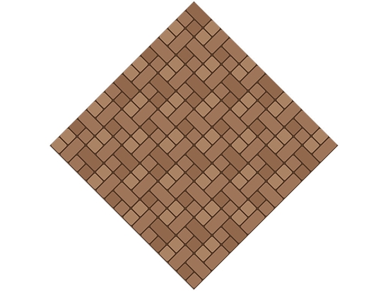 Brown  Brick Vinyl Wrap Pattern