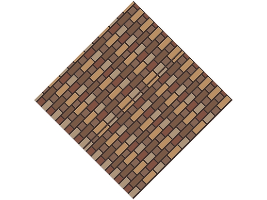 Taupe  Brick Vinyl Wrap Pattern