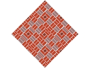 Tawny Red Brick Vinyl Wrap Pattern