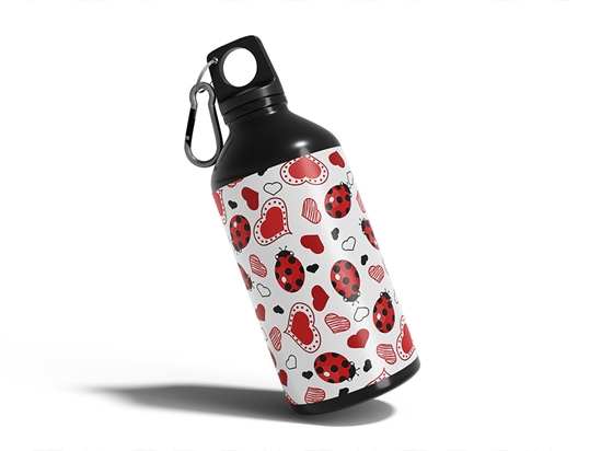First Love Bug Water Bottle DIY Stickers
