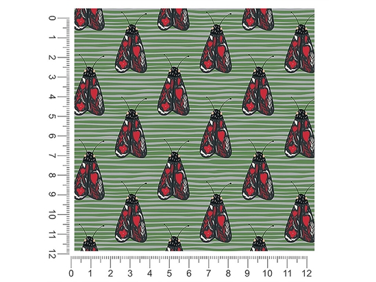 Red Aposematism Bug 1ft x 1ft Craft Sheets