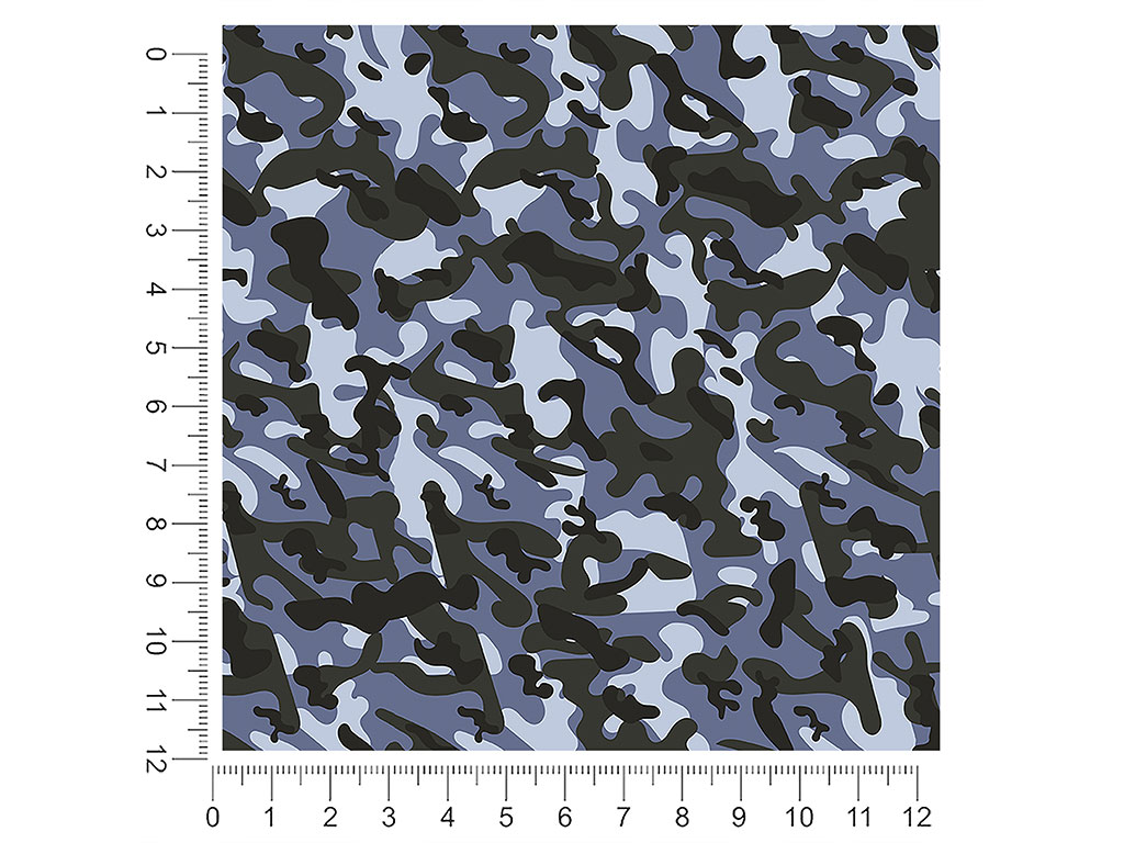 Snowdrift Flecktarn Camouflage 1ft x 1ft Craft Sheets