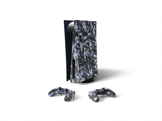 Snowdrift Flecktarn Camouflage Sony PS5 DIY Skin