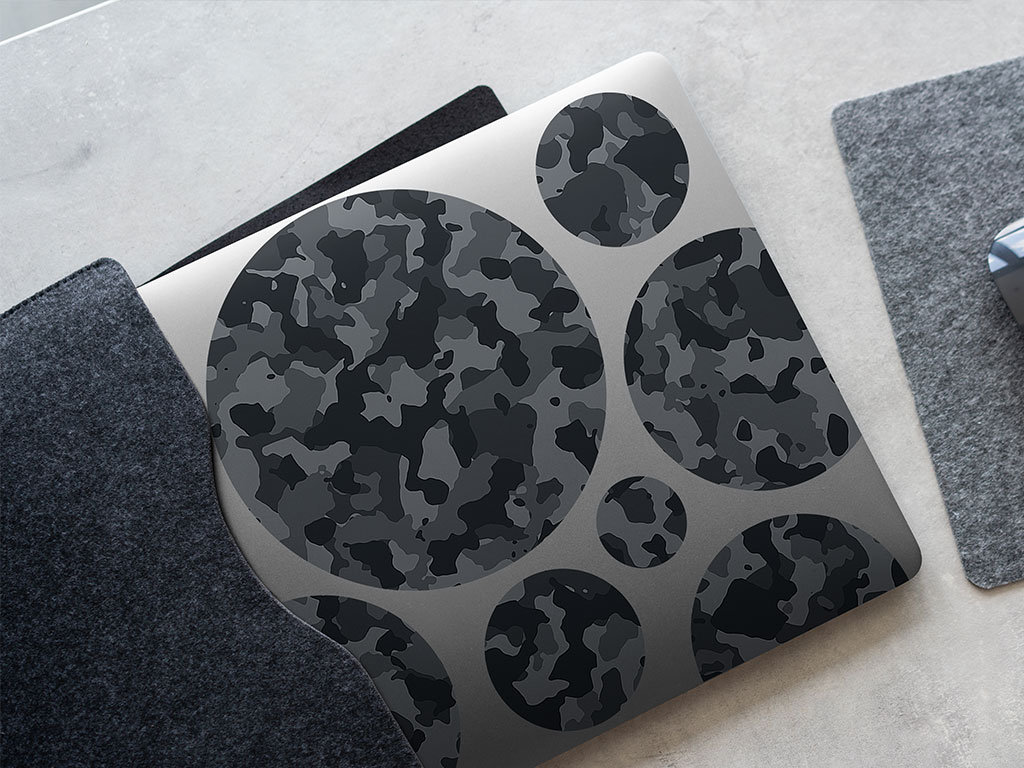 Midnight Flexitarian Camouflage DIY Laptop Stickers