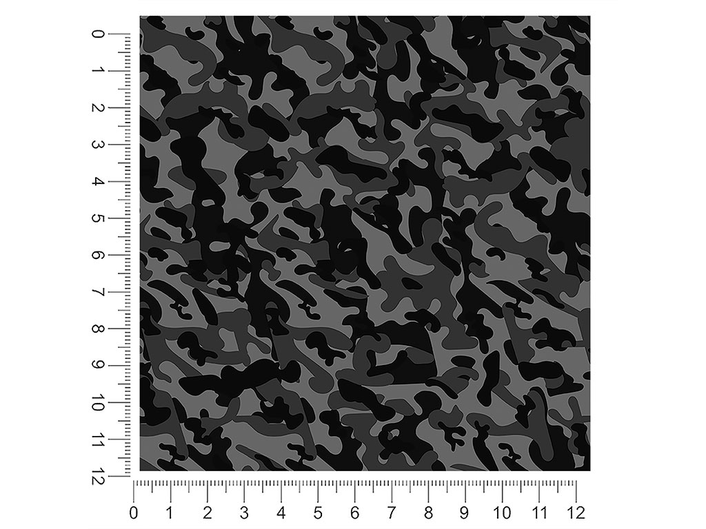 Sable Woodland Camouflage 1ft x 1ft Craft Sheets