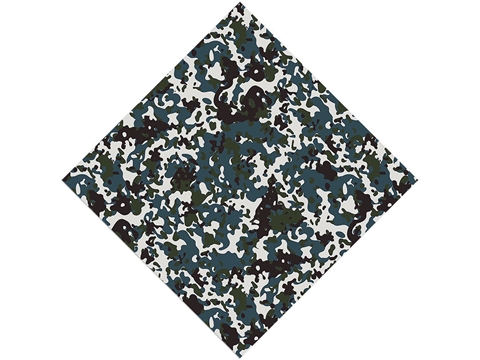Rcraft™ Blue Camouflage Craft Vinyl - Midnight Leaf
