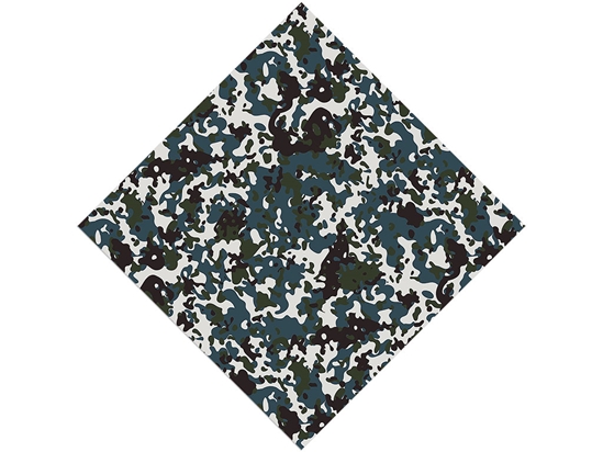 Midnight Leaf Camouflage Vinyl Wrap Pattern