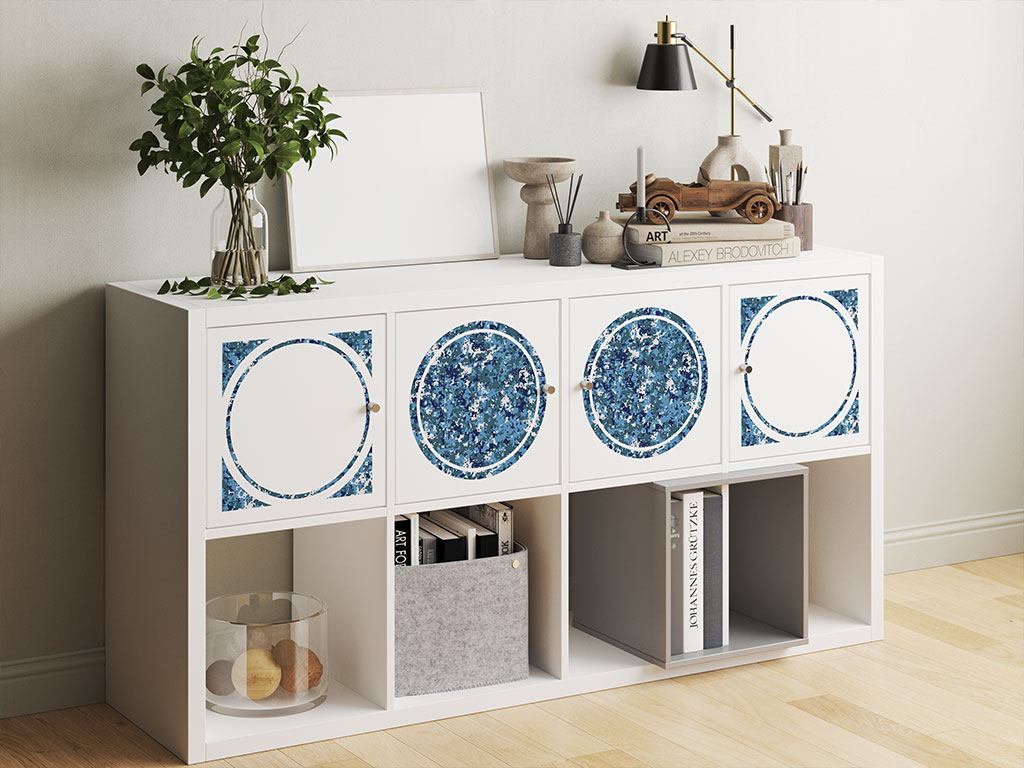 Pixel Peacock Camouflage DIY Furniture Stickers