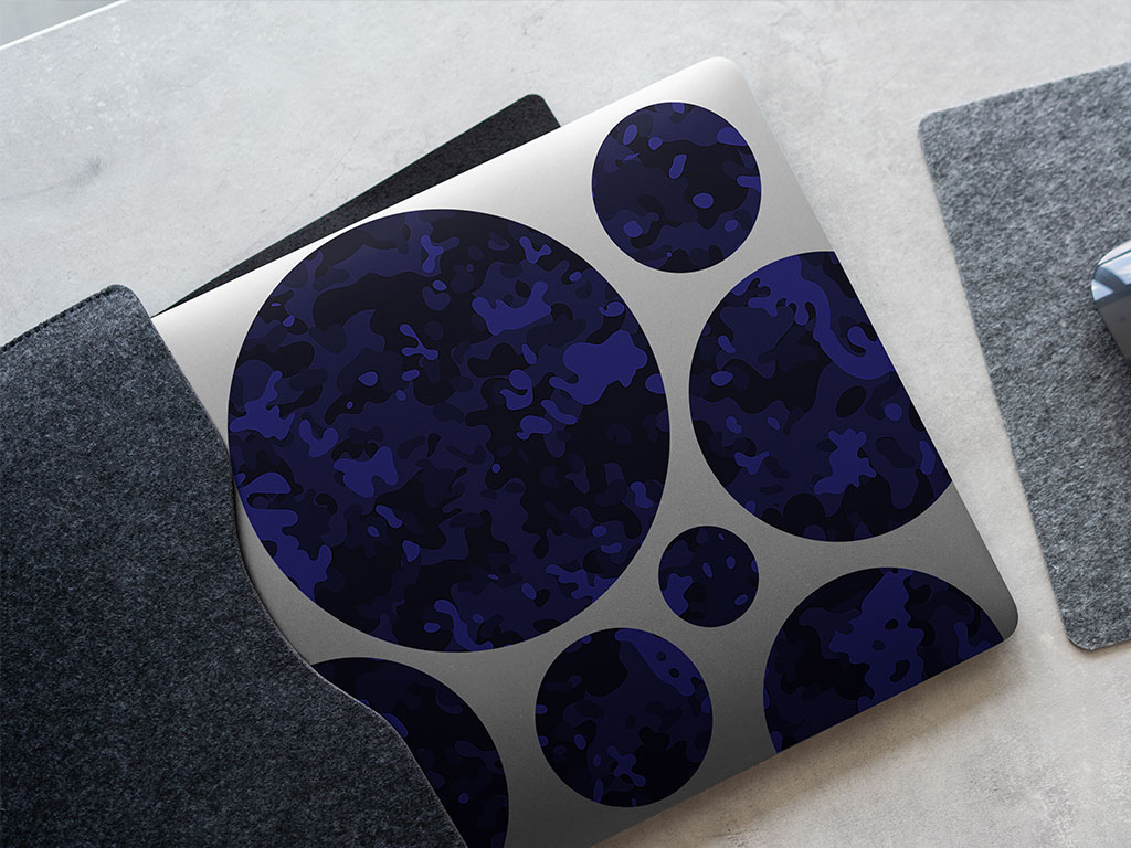 Sapphire Flecktarn Camouflage DIY Laptop Stickers
