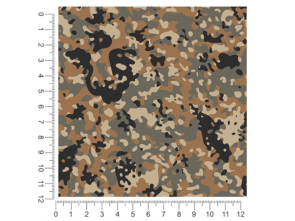 Cedar ERDL Camouflage 1ft x 1ft Craft Sheets