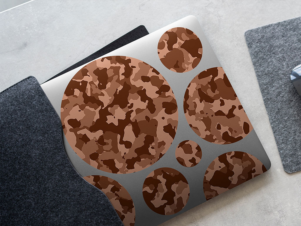 Chestnut Multicam Camouflage DIY Laptop Stickers