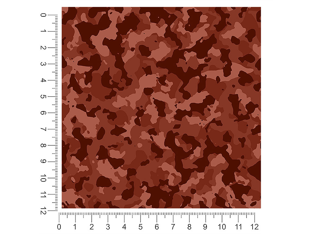Cinnamon Woodland Camouflage 1ft x 1ft Craft Sheets