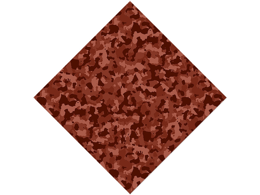 Cinnamon Woodland Camouflage Vinyl Wrap Pattern