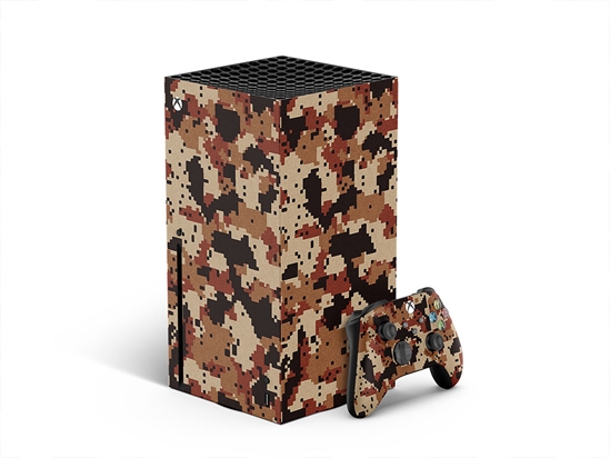 Copper Digital Camouflage XBOX DIY Decal