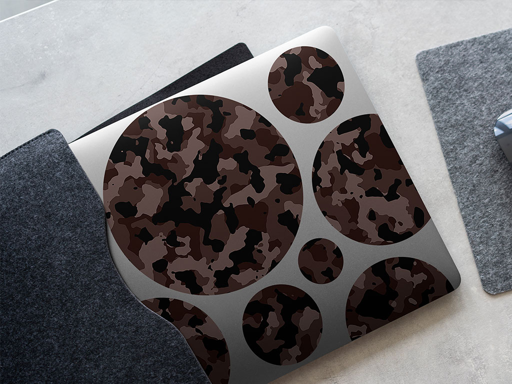 Espresso Flecktarn Camouflage DIY Laptop Stickers