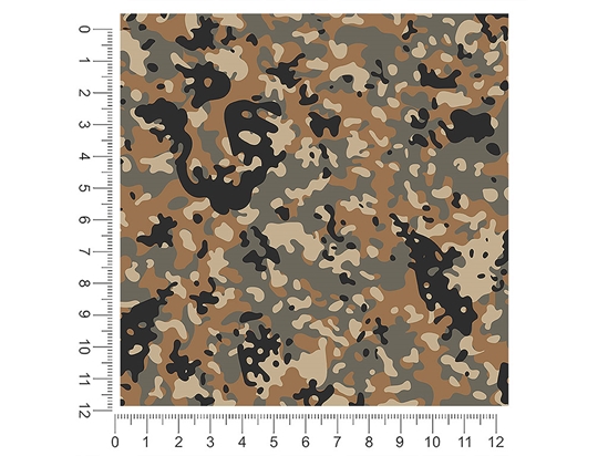Khaki Woodland Camouflage 1ft x 1ft Craft Sheets