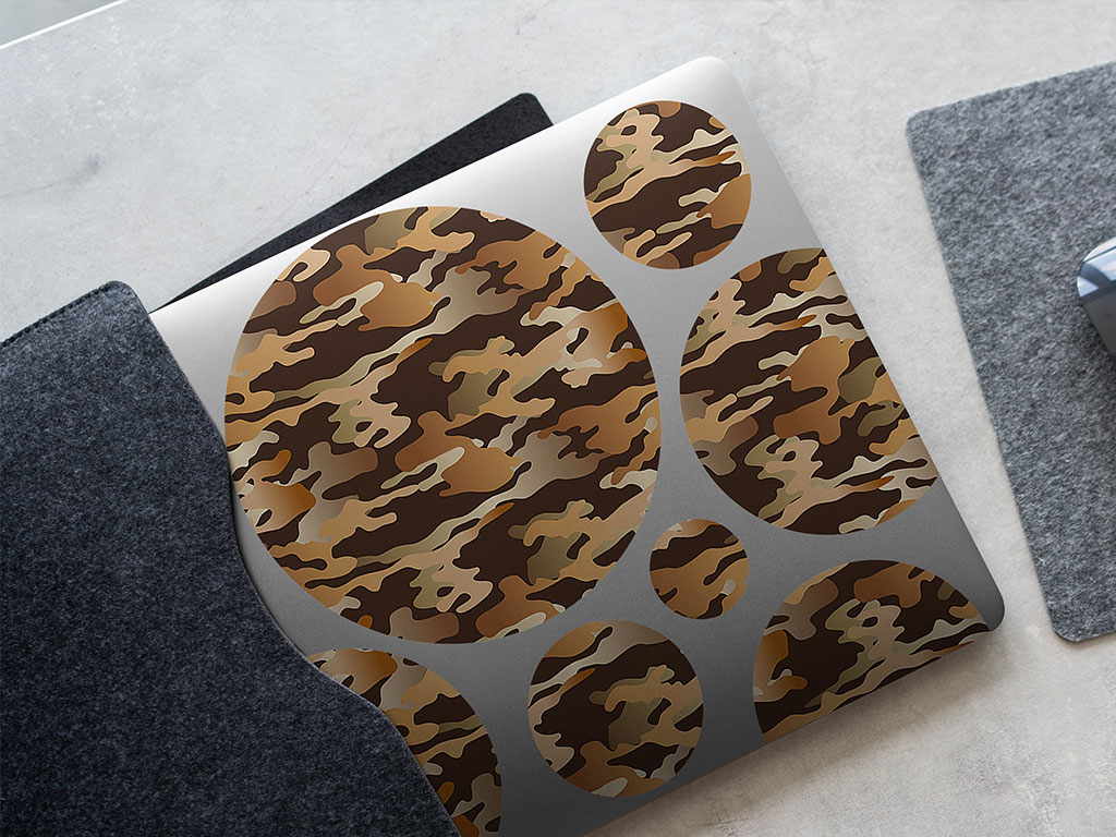 Peanut Hunter Camouflage DIY Laptop Stickers