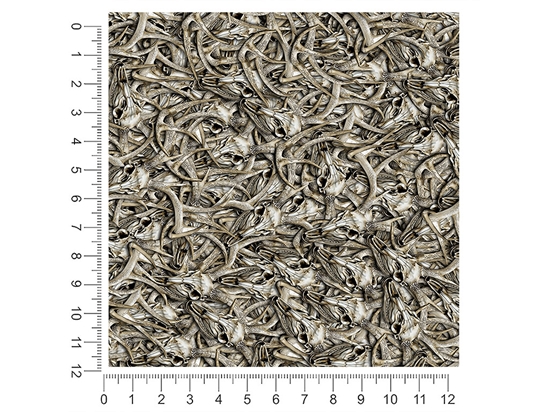 Buck Skull Camouflage 1ft x 1ft Craft Sheets