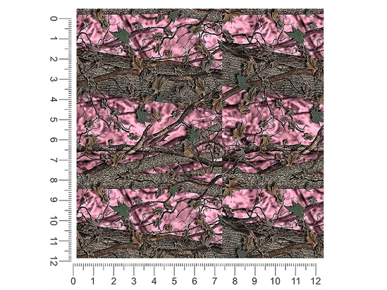 Hybrid Pink Camouflage 1ft x 1ft Craft Sheets