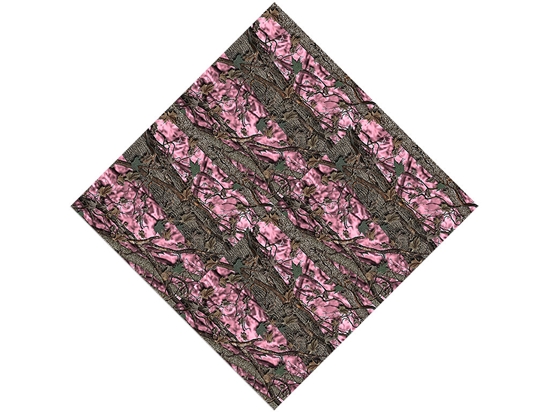 Hybrid Pink Camouflage Vinyl Wrap Pattern
