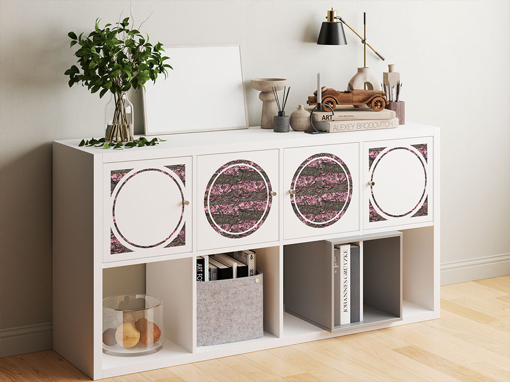 Hybrid Pink Camouflage DIY Furniture Stickers