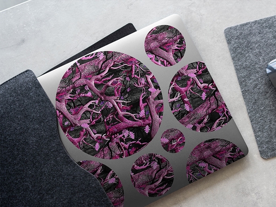 Obliteration Pink Camouflage DIY Laptop Stickers