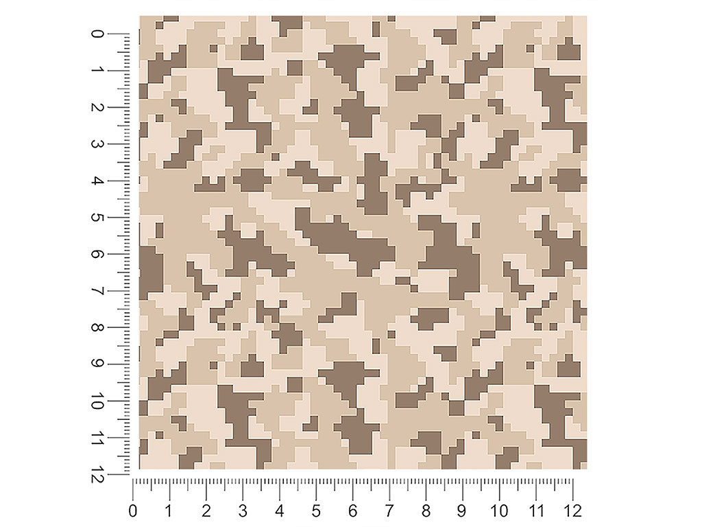 AOR-1 Digital Camouflage 1ft x 1ft Craft Sheets