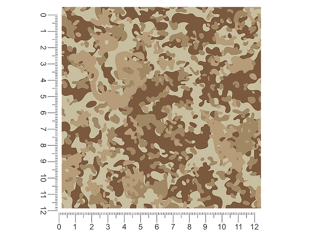 Death Valley Camouflage 1ft x 1ft Craft Sheets