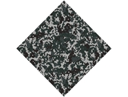 Charcoal Woodland Camouflage Vinyl Wrap Pattern