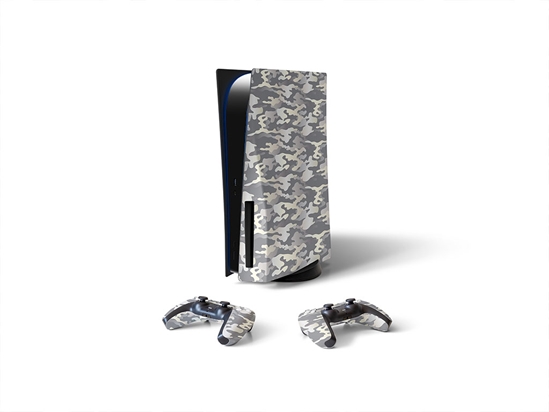 Cloudy Hunter Camouflage Sony PS5 DIY Skin
