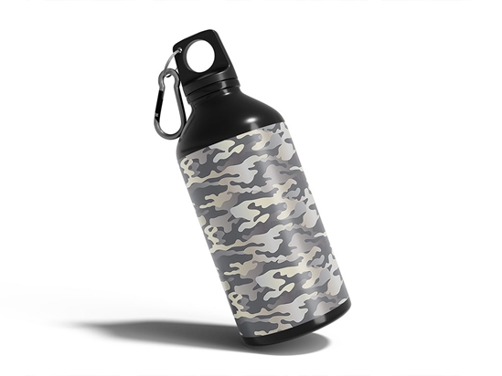 Cloudy Hunter Camouflage Water Bottle DIY Stickers